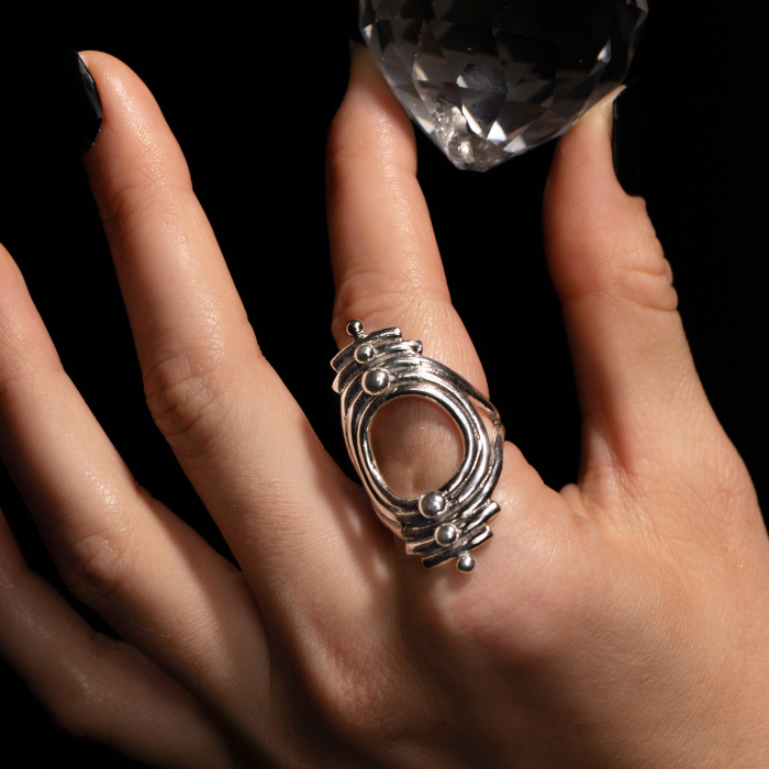 Silver Portal Ring