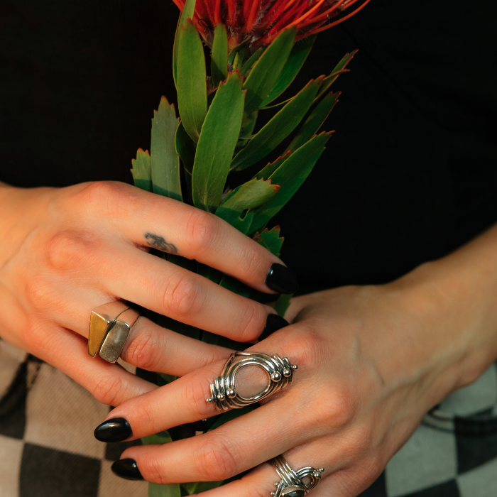 Silver Portal Ring
