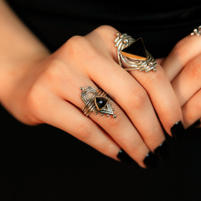 Onyx Ascension Ring Set