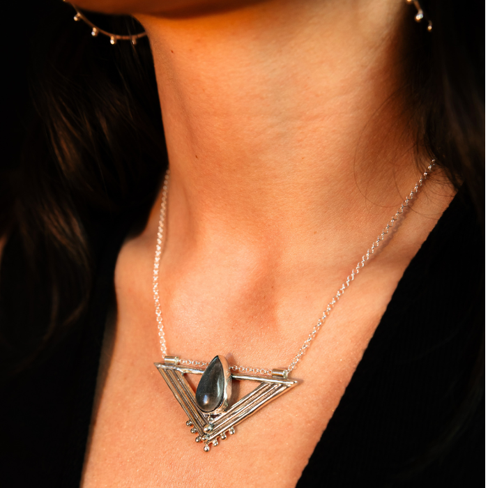 Labradorite Wadjet Necklace