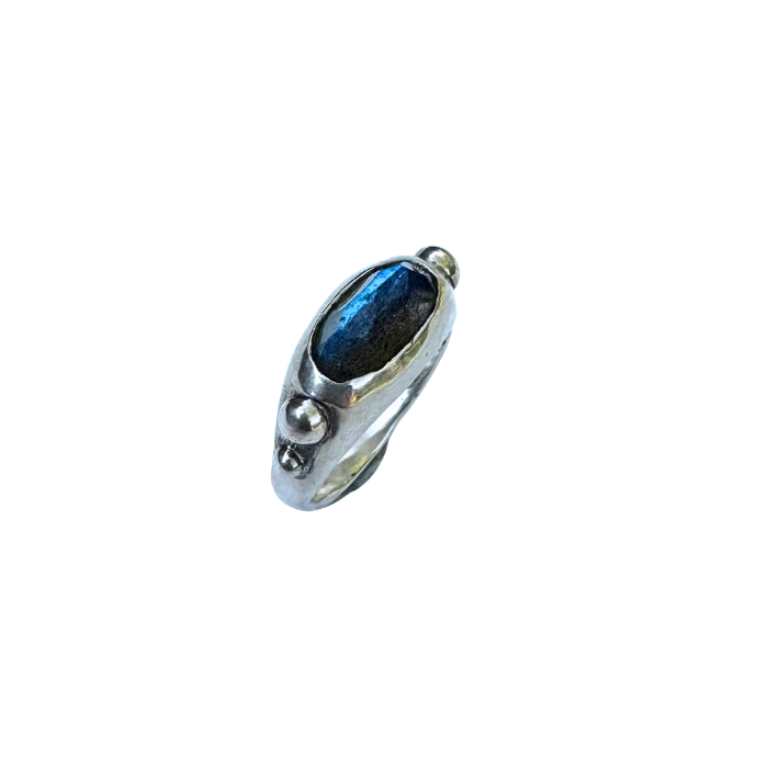 Cosmic Labradorite Ring- Size 7