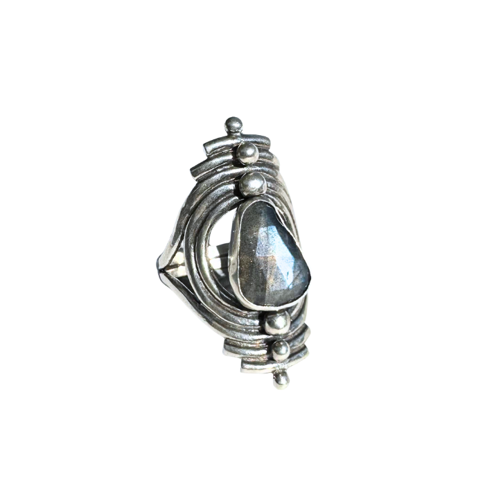Labradorite Portal Ring- Size 10