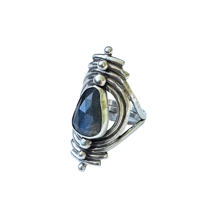 Labradorite Portal Ring- Size 10