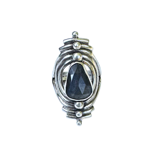 Labradorite Portal Ring- Size 10