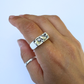 Organic Signet Ring- Size 7.25