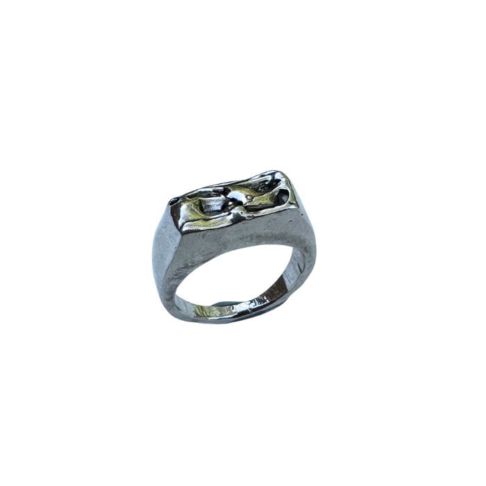 Organic Signet Ring- Size 7.25