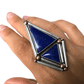 Lapis Trinity Ring- Size 5.5