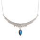 Silver + Labradorite Collar