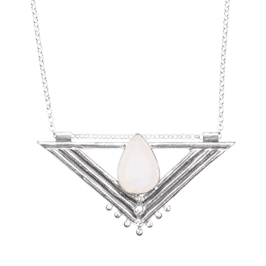 Moonstone Wadjet Necklace